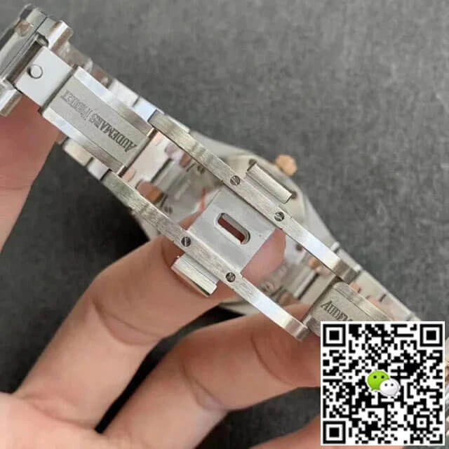 Audemars Piguet Royal Oak 67651SR.ZZ.1261SR.01 JF Factory 1:1 Best Edition Replica Watch Diamond-Set Bezel